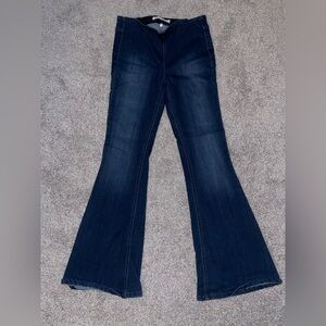 Ella Moss Dark Indigo Flare Jeans